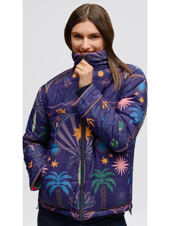 Johnny Was Jackets & Blazers - Johnny Was Pia Del Mar Puffer Jacket Reversible Size XS New with Tag